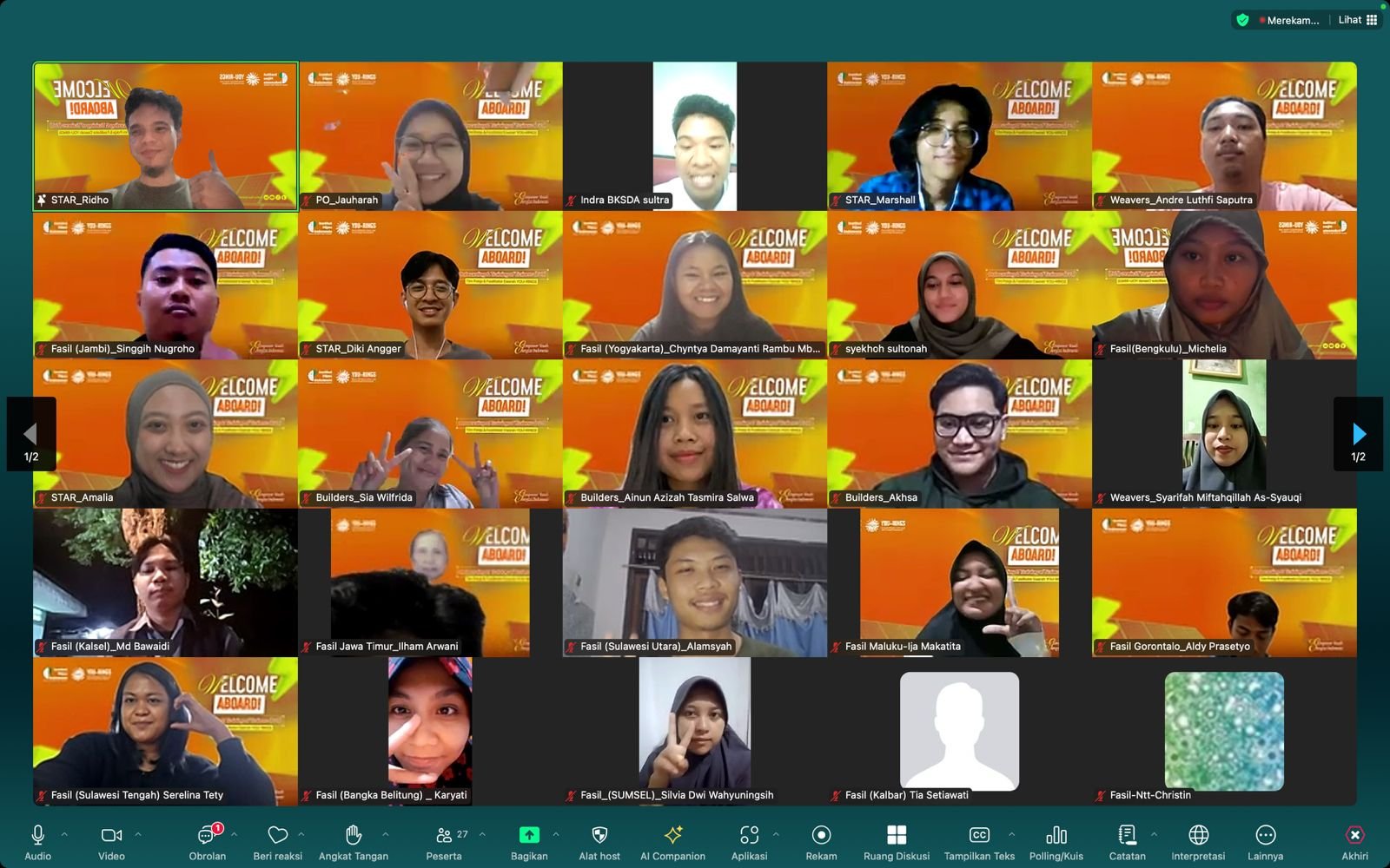 YOU-RINGS Bekali POKJA dan Fasilitator Daerah Lewat Onboarding dan Training of Trainers
